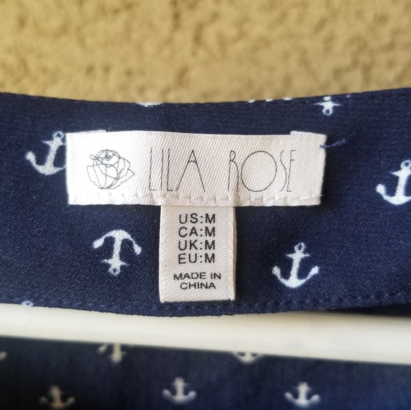 LILA ROSE Long Sleeve Sail Anchor Design - Picture 3 of 6